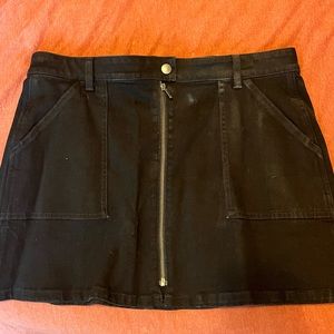 MADEWELL black denim skirt